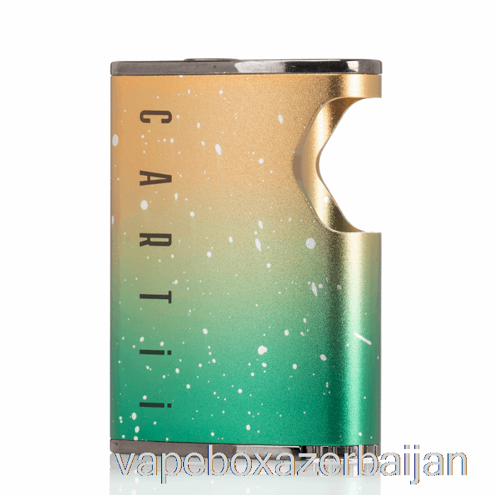 Vape Box Azerbaijan DAZZLEAF Cartii 2 in 1 Twist 510 Thread Battery Gold / Green Splatter